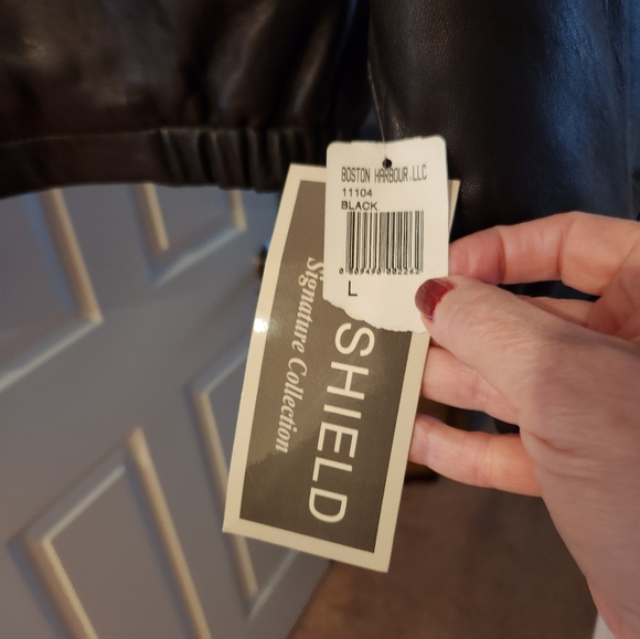 Proshield Signature Collection Mens Leather Jacket LARGE NWT - Picture 2 of 7